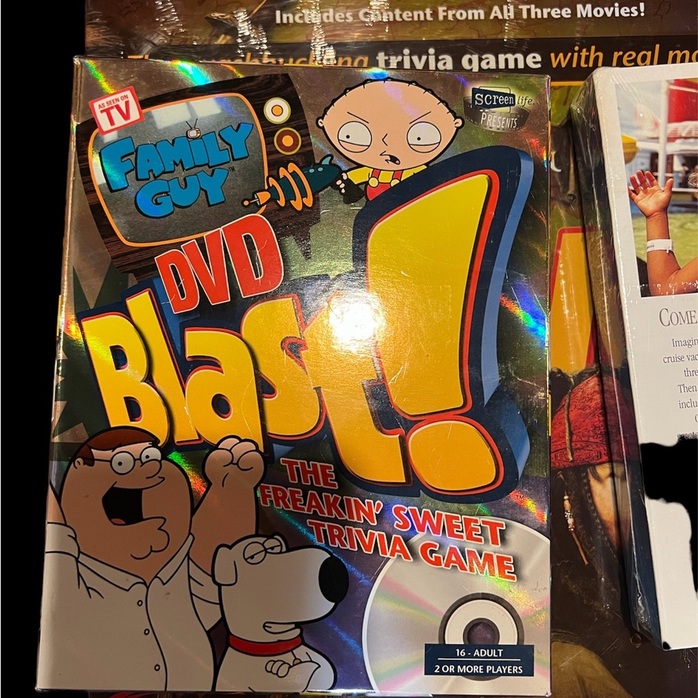 Screen Life Games Presents DVD Blast! Media Game Family Guy